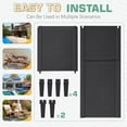 thumbnail image 4 of Homall 2 Pieces Patio Lounge Chair Outdoor Adjustable Chaise Lounge Chair, Black, 4 of 7