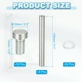 thumbnail image 2 of Tornillos de separación de 1/2" x 5.1", 8Pcs Tornillo de cabeza doble de acero inoxidable Soporte de montaje en pared Hardware Clavo publicitario para colgar marco de imagen de acrílico, 2 of 6