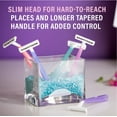thumbnail image 6 of BIC Silky Touch Women’s Disposable Razors, 2 Blade Razors, 2 Pack, 6 of 9