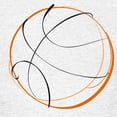 thumbnail image 3 of CafePress - BASKETBALL *9* {Orange} Kids Dark T Shirt - Light T-Shirt Kids XS-XL, 3 of 4