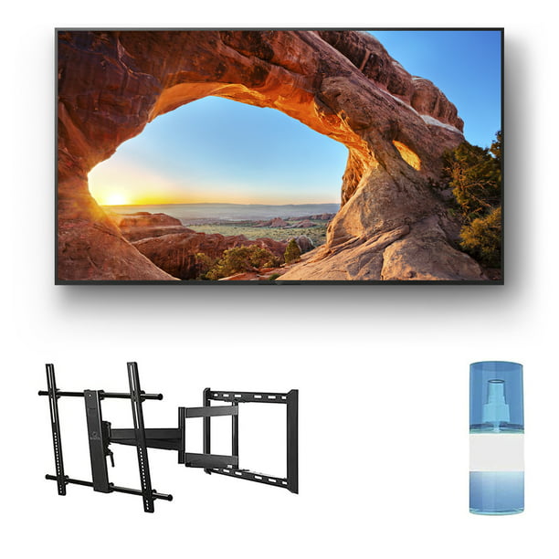Sony KD43X85J 43" 4K High Definition Resolution LED-Backlit LCD Smart TV with a Walts TV Large/Extra Large Full Motion Mount for 43"-90" Compatible TV's and a Walts HDTV Screen Cleaner Kit (2021)