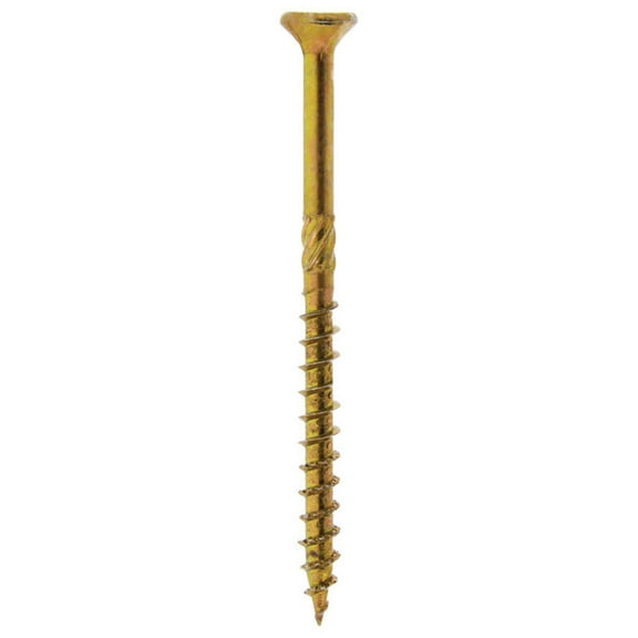 Hillman Fasteners 48580 8 x 1.75 in. Zinc & Yellow Dichromate Star Drive All Purpose Wood Screw