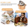thumbnail image 4 of SHINYPASING 1Pcs Conteneur de Riz Cuit Brun Clair Grande Ouverture pour Restauration, 4 of 5
