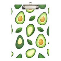 FORMRS Acrylic Clipboard with Low Profile Clip Standard A4 Letter Size, 12.5" x 9", Avocado