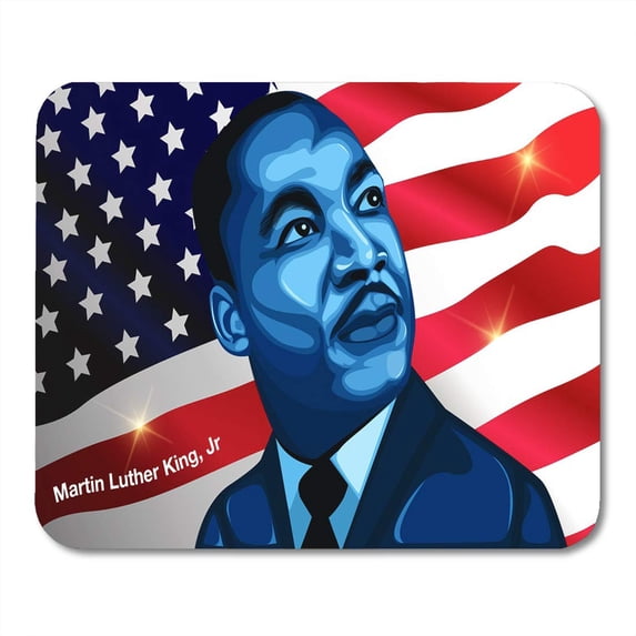 SIDONKU Face Georgia America January 15 1929 Martin Luther King Mousepad Mouse Pad Mouse Mat 9x10 inch