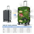thumbnail image 6 of Daiia Cute Dinosaurs Luggage Cover, Thickened Washable Travel Luggage Covers, Elastic Unique Baggage Covers for 18-20 inch Luggage-Small, 6 of 9