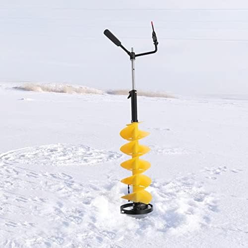 8" Cordless Ice Drill Auger Nylon Ice Fishing Drill W/Centering Point Blade with Drill Adapter & Top Plate for Ice Fishing$$Sport & Recreation Other