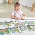 thumbnail image 7 of Hape: Rescue Vehicles Puzzle - 4 Puzzles In 1, 9-20pcs Each, 12 Storytelling Tiles, Oversized Pieces, Create Scenes & Create Stories, Kids Ages 3+, 7 of 7