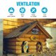 thumbnail image 5 of Houses Ventilador De Panel Doble Con Energía Solar, Kit De Panel Solar Resistente A La Intemperie De 10 W Para Gallineros Pequeños, Invernaderos, Cobertizos, Casas Para Mascotas,, 5 of 7
