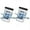 Black & Black, variant on Generic Waterproof Phone Pouches, Universal Fit, Clear, 2 Pack