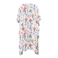 thumbnail image 2 of HELLHERO Women's Watercolor Mermaid Kimono Cover-Up - Lightweight Breathable Beachwear for Summer Vacation, Pool & Resort - Loose Flowy Bikini Cover Up, 2 of 6