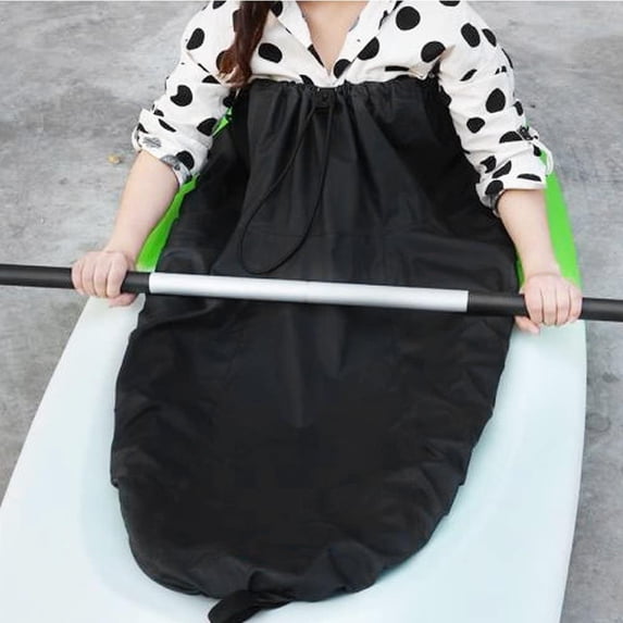 Fosa Nylon Kayak Spray Skirt, Universal Adjustable Nylon Kayak Spray Skirt Waterproof Cover Water Sports Accessory, Kayak Spray Skirt