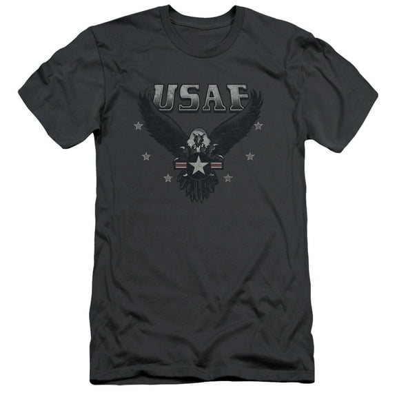 Air Force Incoming S/S Adult 30/1 T-Shirt Charcoal