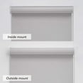 thumbnail image 4 of Linen Avenue Cordless Coastal Blackout Cassette Roller Shade with Bloc Wand for Easy Adjustment– UV Protection, Room Darkening–Silver Shells 48 W X 66 H (Arrives 1/4" Narrower), 4 of 7