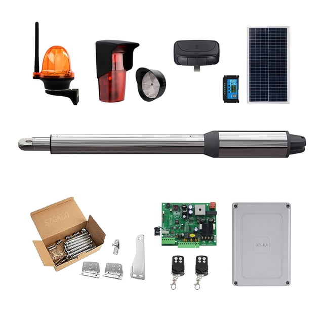 (660lb) Single Swing Automatic Gate Opener Kit Suitable For Opening Gates /Gate Motor Solar Powered Optional For Home Security/Farm/Garage/Business ,Ultra-Quiet Operation
