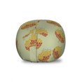 thumbnail image 1 of Dahlia Storage Toy Bag Chair, Boho Flower Pattern Middle Eastern Blooms Folk Effects in Autumn Earth Tones, Stuffed Animal Organizer Washable Bag, Large Size, Earth Yellow Rust, by Ambesonne, 1 of 3