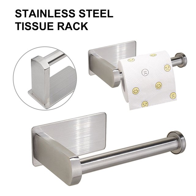 Portarrollos autoadhesivo para papel higiénico - Sin perforaciones Toallero de papel para cocina
