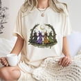 thumbnail image 4 of Witches Under the Moon Halloween T-Shirt, Gothic Witch Coven Graphic Tee, Spooky Season Top, Witchy Aesthetic Shirt, Fall Festival Gift, 4 of 7