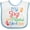 White and Blue, variant on Inktastic Gigi and Papaw Love Me Grandchild Boys or Girls Baby Bib