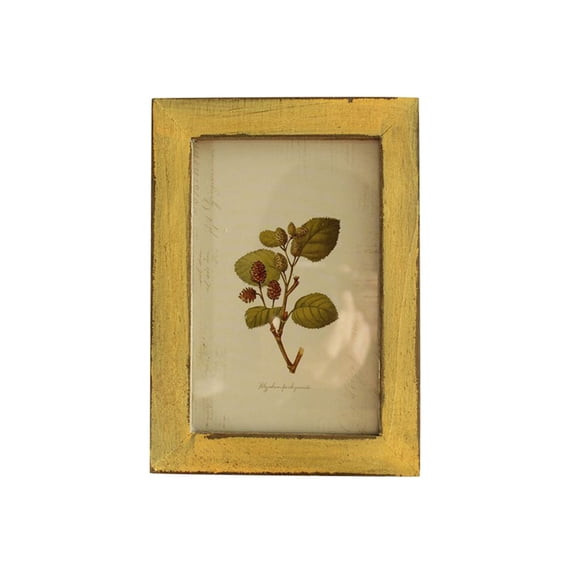 Joernso Vintage 5 Inch Photo Frame Wooden Picure Holder Stand Home Bedroom Desk Decor