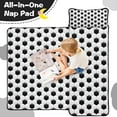 thumbnail image 4 of Black White Soccer Pattern Toddler Nap Mats for Kids Preschool,Sleeping Mat Bag or Kids,Toddler Sleeping Bag,Toddler Nap Mat or Daycare, 4 of 6
