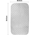 thumbnail image 4 of Tapis de Repassage Isolant Couverture de Repassage à Vapeur Coton Portable Tapis de Repassage de Table Argent 48*85 Cm1 Pcs, 4 of 5