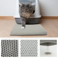 thumbnail image 5 of PETMAKER 24x15-Inch Double-Layer Waterproof Cat Litter Mat (Gray), 5 of 16