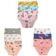 thumbnail image 2 of B&Q 9-Pack Toddler Little Girls' Cotton Briefs | Sizes 2T-7T: Stylish and Cozy Wear for Adorable Comfort, 2 of 5