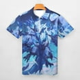 thumbnail image 3 of Ice Dragon Men Zipper T-shirt Summer Casual Short Sleeve T-shirt Top, 3 of 7