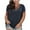 Dark Blue, variant on Womens Summer Short Sleeve V Neck T Shirts Casual Plus Size Tee