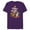 Purple, variant on Disney Mickey Minnie Goofy Pluto Chip Dale Christmas Tree - Short Sleeve Blended T-Shirt for Adults – Customized-Dark Heather