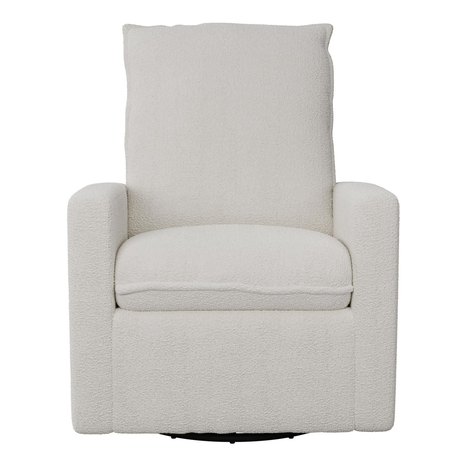 CorLiving Caillie Soft Boucle Fabric Manual Indoor Glider Recliner Chair