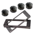 thumbnail image 1 of Set of 2 Guitar Pickup Frame Bass Control Knobs for, 1 of 8