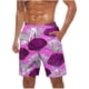 thumbnail image 1 of Pantalones Cortos para Hombre de Cintura Elástica con Bolsillos Pantalones de Playa de Impresión Casual, Poliéster Ligero de Moda para la Primavera Verano Al Aire Libre Y el Uso Diario, 1 of 4