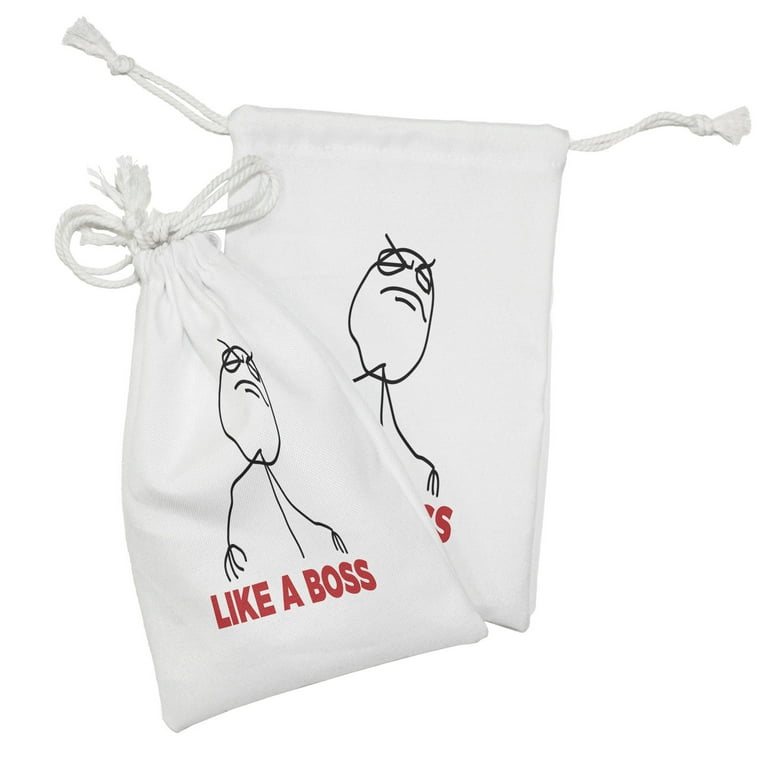 Stickman meme funny | Drawstring Bag
