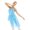 Sky Blue, variant on Aislor Women's Sparkle Sequins Ballet Skirt Lyrical Camisole Leotard Dress Dancewear