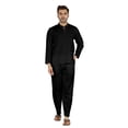 thumbnail image 1 of Inkmeso SolidNightwearSet For Men's Short Sleeve Pjs Loungewear Sets Soft Cotton Designer Sleepwear, 1 of 7