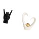 thumbnail image 5 of Estatua del gesto de la roca,Estatuas y figuras de dedos con gestos de música rock,Figura de escritorio,Escultura de corazón para escritorio,oficina,decoración del hogar,Figura decorativa de, 5 of 8