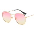thumbnail image 1 of Gafas de sol hexagonales 2023, gafas de sol de diseñador de marca para mujer, gafas de sol cuadradas para hombre con marco de Metal, gafas de pesca para conducir, gafas Zonnebril Mannen Tan Jianjun unisex, 1 of 2