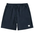 thumbnail image 2 of Fengqque Shorts Men Athletic,Men's Lounge Shorts with Pockets Loose-fit Shorts Running Workout Training Basketball Casual Sports Shorts Navy L(L), 2 of 3