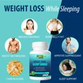 Night Time Sleep Shred Fast Fat Burner, Weight Loss Aid Pill, Appetite Suppressant Carb Blocker