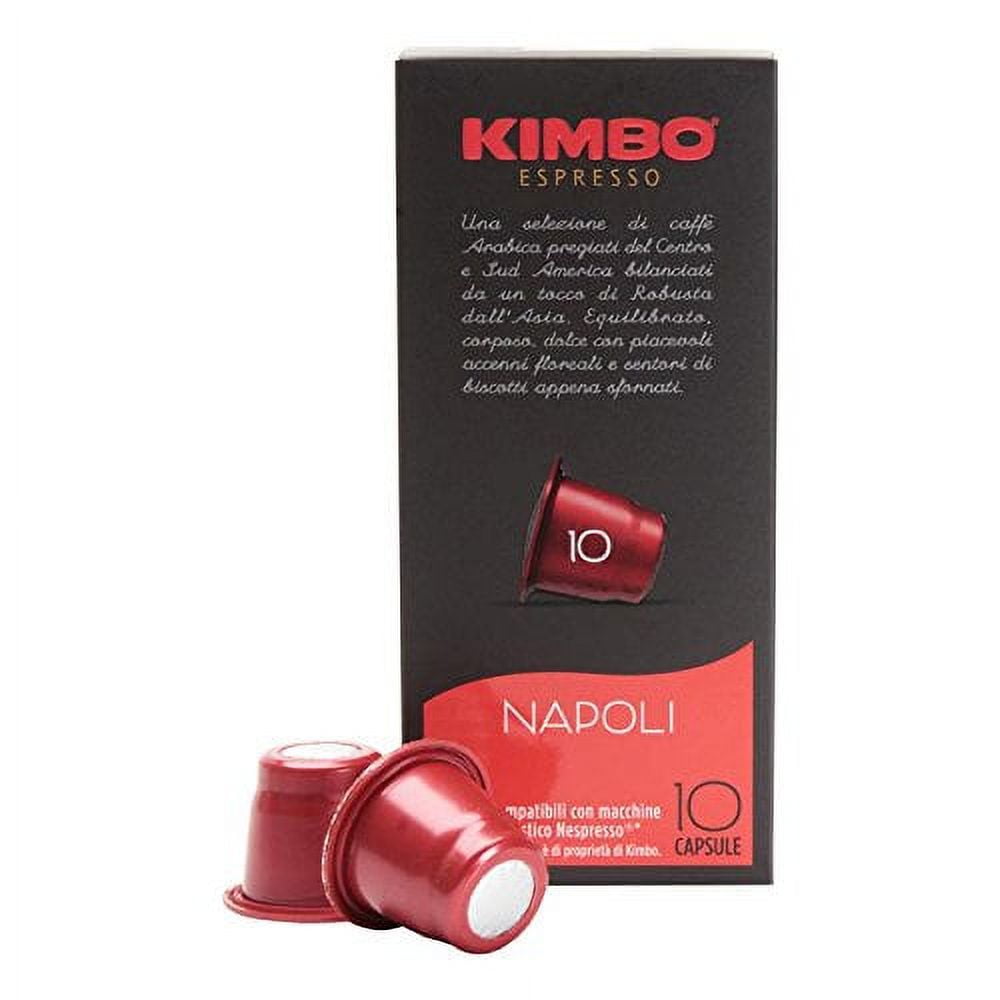 Kimbo Espresso Napoli Nespresso Capsules, 100% Arabica Coffee (Pack of 100 Capsules)