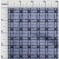 thumbnail image 1 of oneOone Cotton Poplin Fabric Check Ikat Print Fabric BTY 56 Inch Wide, 1 of 4