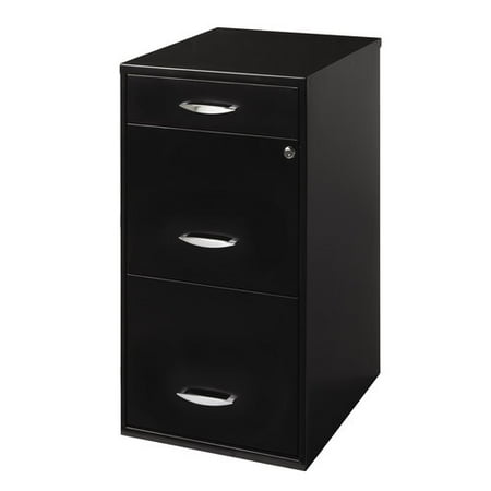 3-drawer accessory file, black - walmart