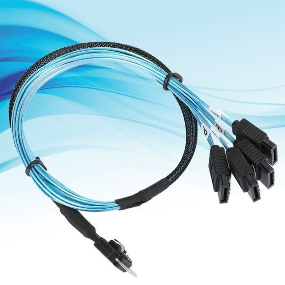 Computer MINI Cable, Serial Technology SCSI Technology Computer Data Transmission Cable 12Gbps Scalability For Computer