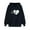 Black-camisetas para mujer de algodon, variant on Aboser Plus Size Hoodies for Women Pullover Graphic Long Sleeve Workout Tops Casual Drawstring Hooded Blouses Oversized Sweatshirts