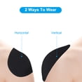 thumbnail image 5 of Silicone Shoulder Pads for Women, 1 Pairs Shoulder Pads for Women Clothing Costume Shoulder Pads Skin, Black, 5 of 7