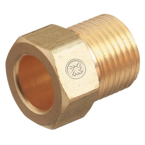 Inert Arc Nuts, Brass, Hex, B-Size, 5/8 in - 18, Air/Water