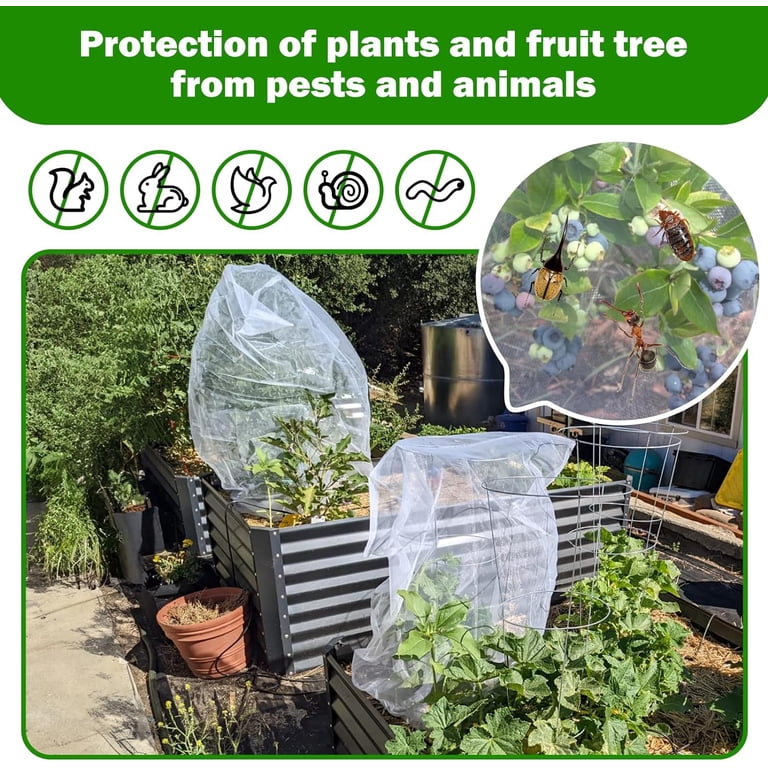 tobacco netting for blueberry bushes Made of 100% eco 3 points to pay attention
