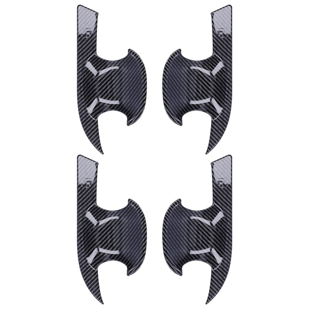 Manija De Puerta De Coche, Cubierta De Copa De Cuenco, Decoración De Estilo De Fibra De Carbono, Compatible Con 2019-2021
